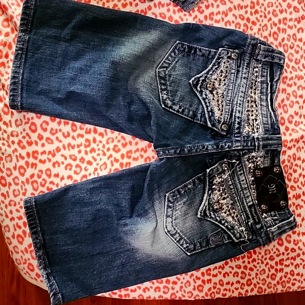 Knee length miss me shorts